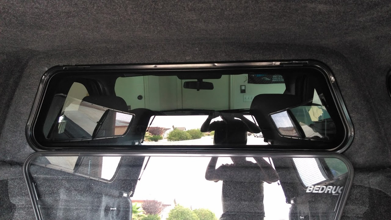 Fold down front window.